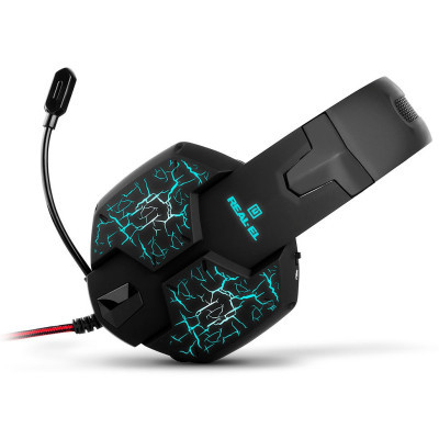 Навушники REAL-EL GDX-7750 Black-Red фото №4