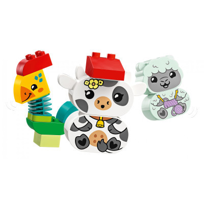 Конструктор Lego DUPLO My First Потяг тваринок 19 деталей (10412) фото №3