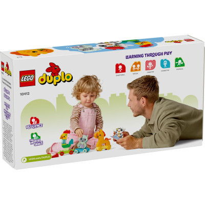 Конструктор Lego DUPLO My First Потяг тваринок 19 деталей (10412) фото №5
