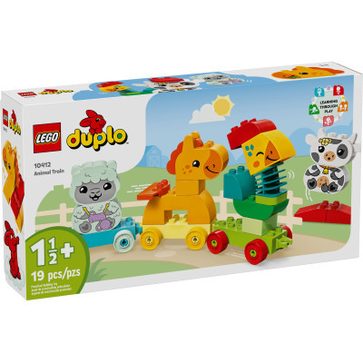Конструктор Lego DUPLO My First Потяг тваринок 19 деталей (10412)