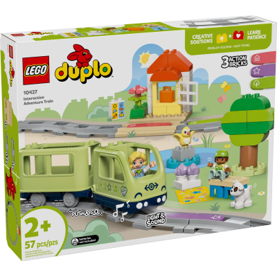Конструктор Lego DUPLO Town Інтерактивний пригодницький потяг (10427)
