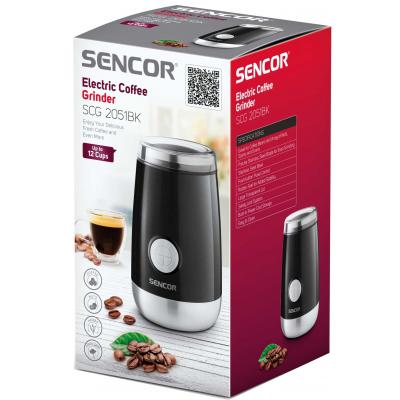 Кофемолка Sencor SCG 2051 BK (SCG2051BK) фото №5