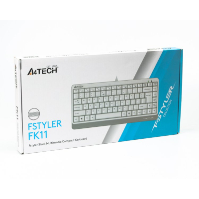 Клавиатура A4Tech FK11 Fstyler Compact Size USB White (FK11 USB (White)) фото №4