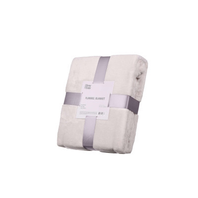 Плед Ardesto Flannel айворі, 160х200 см (ART0201SB)