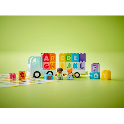 Конструктор Lego DUPLO Town Вантажівка з абеткою 36 деталей (10421) фото №6