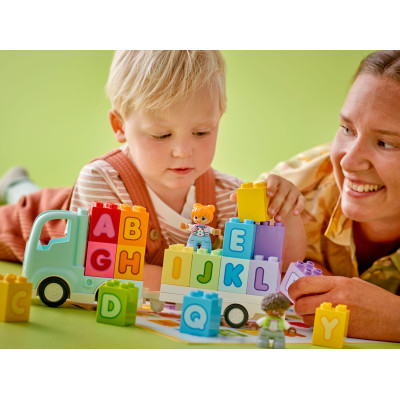 Конструктор Lego DUPLO Town Вантажівка з абеткою 36 деталей (10421) фото №8
