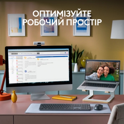 Клавиатура Logitech K950 Bluetooth/Wireless UA Off-White (920-012466) фото №5