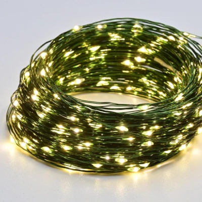 Гирлянда Colorway Роса LED 100 10 м 8 функцій теплий колір USB (CW-G-100L10NU) фото №9