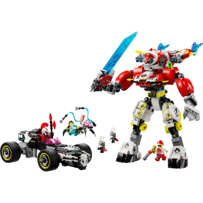 Конструктор Lego DREAMZzz Робот-тигр Купера та Хот-род авто Зеро (71497) фото №2
