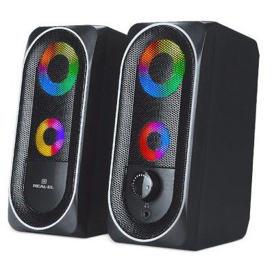 Акустическая система REAL-EL S-110 USB Black фото №2