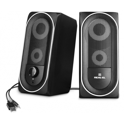 Акустическая система REAL-EL S-110 USB Black фото №5
