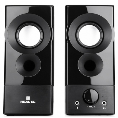 Акустическая система REAL-EL S-90 Black фото №2