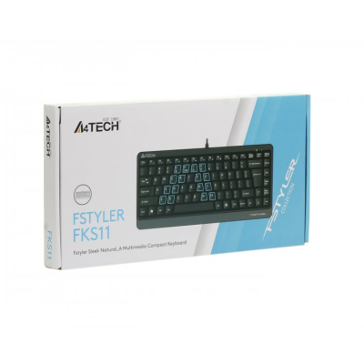 Клавіатура A4Tech FKS11 USB Grey фото №7