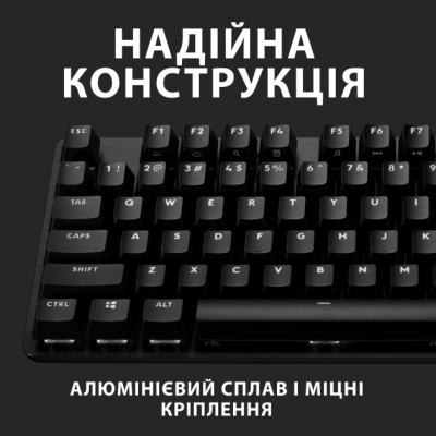 Клавиатура Logitech G413 TKL SE Mechanical Tactile Switch USB UA Black (920-010446) фото №4