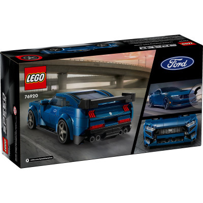 Конструктор Lego Speed Champions Спортивний автомобіль Ford Mustang Dark Horse 344 деталі (76920) фото №7