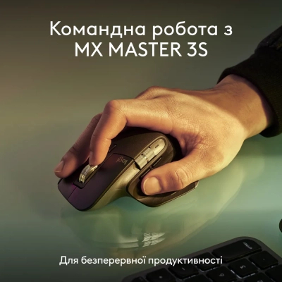 Клавиатура Logitech MX Keys S для MAC Bluetooth/Wireless UA Space Grey (920-011637) фото №9