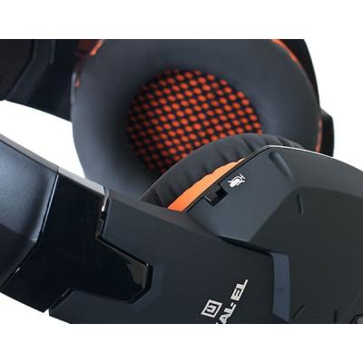 Наушники REAL-EL GDX-7700 SURROUND 7.1 black-orange фото №5