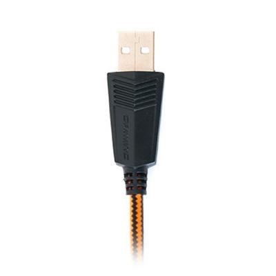 Наушники REAL-EL GDX-7700 SURROUND 7.1 black-orange фото №8