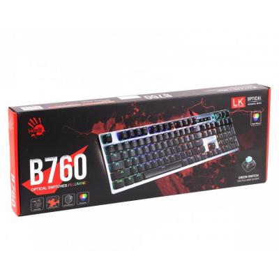 Клавіатура A4Tech Bloody B760 Green Sw Black фото №6