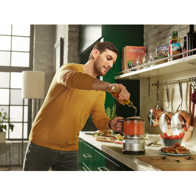 Кухонный комбайн KitchenAid 5KFC3516ECU сріблястий фото №6