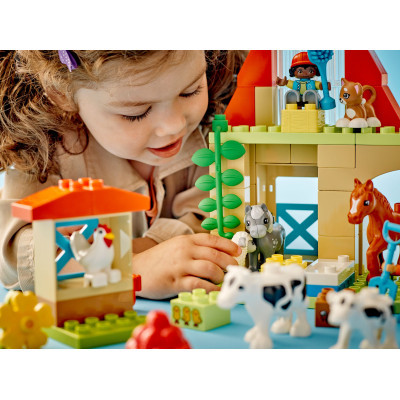 Конструктор Lego DUPLO Town Догляд за тваринами на фермі 74 деталей (10416) фото №6