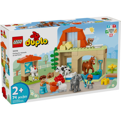Конструктор Lego DUPLO Town Догляд за тваринами на фермі 74 деталей (10416)