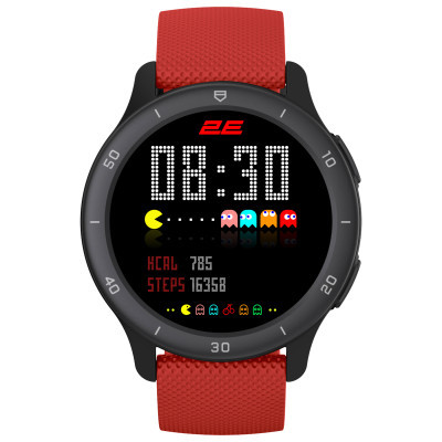 Смарт-годинник 2E Motion GT2 47мм Black-Red (2E-CWW21BKRD) фото №2