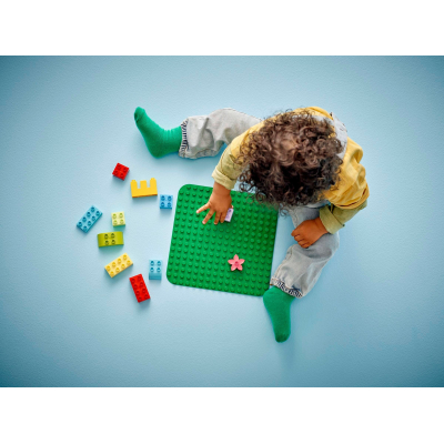 Конструктор Lego DUPLO Classic Зелена будівельна пластина (10460) фото №6