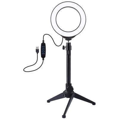 Нобор блогера PULUZ Ring USB LED lamp 4.7"  table tripod (PKT3031)