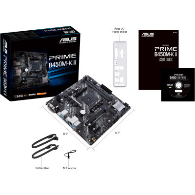 Материнська плата Asus PRIME B450M-K II фото №7