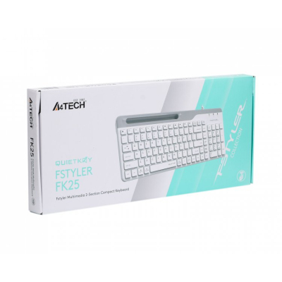 Клавіатура A4Tech FK25 USB White фото №5