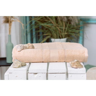 Рушник MirSon банний №5005 SoftNess Ivory 50x90 см (2200003181876)