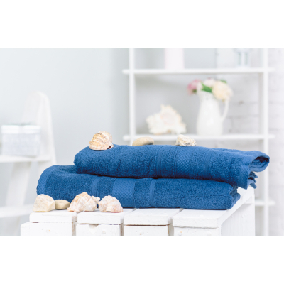 Рушник MirSon набор банный №5006 SoftNess Kingblue 50x90, 70x140 (2200003182989)