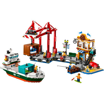 Конструктор Lego City Морська гавань із вантажним судном (60422) фото №2