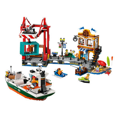 Конструктор Lego City Морська гавань із вантажним судном (60422) фото №3