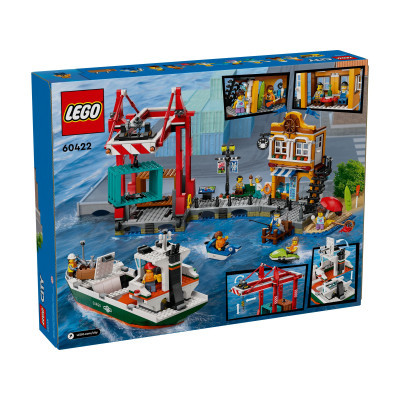 Конструктор Lego City Морська гавань із вантажним судном (60422) фото №8