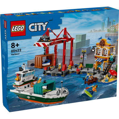 Конструктор Lego City Морська гавань із вантажним судном (60422)