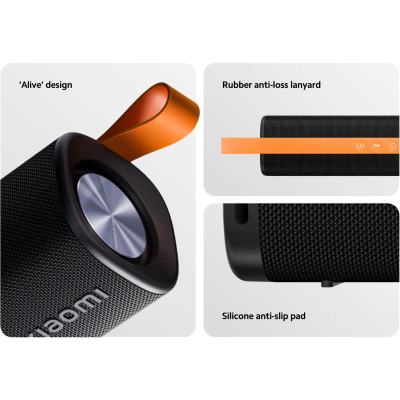 Портативная колонка Xiaomi Sound Outdoor Black (1037288) фото №2
