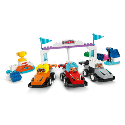 Конструктор Lego DUPLO Town Автомобілі для перегонів і пілоти команд Формули-1 (10445) фото №5