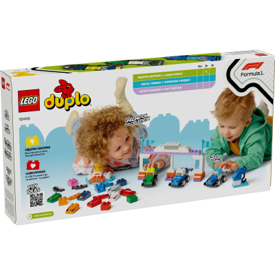 Конструктор Lego DUPLO Town Автомобілі для перегонів і пілоти команд Формули-1 (10445)