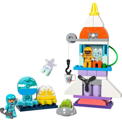 Конструктор Lego DUPLO Town Пригоди на космічному шатлі 3-в-1 58 деталей (10422) фото №2