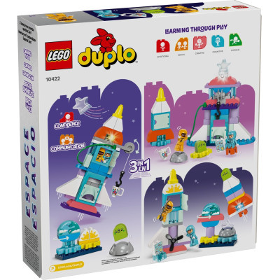 Конструктор Lego DUPLO Town Пригоди на космічному шатлі 3-в-1 58 деталей (10422) фото №7