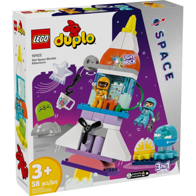 Конструктор Lego DUPLO Town Пригоди на космічному шатлі 3-в-1 58 деталей (10422)
