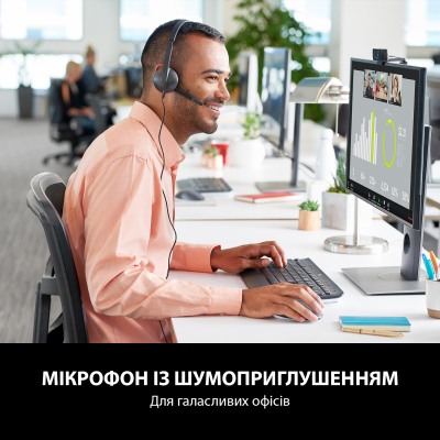 Наушники Logitech H340 USB HEADSET (981-000475) фото №2