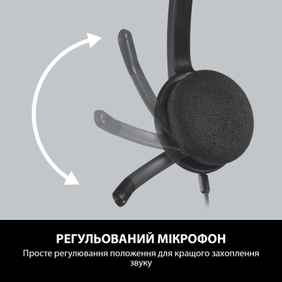 Наушники Logitech H340 USB HEADSET (981-000475) фото №5