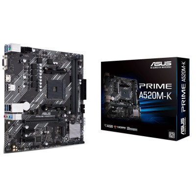 Материнская плата Asus PRIME A520M-K фото №2
