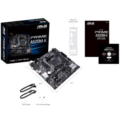 Материнская плата Asus PRIME A520M-K фото №8