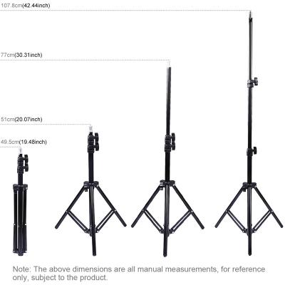 Нобор блогера PULUZ Ring USB LED lamp 6.2"  tripod 1.1m (PKT3036) фото №2