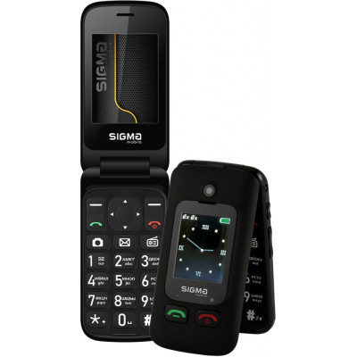 Мобильный телефон Sigma Comfort 50 Shell Duo Type-C Black (4827798212523) фото №4