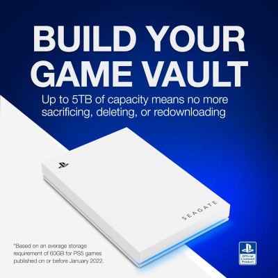 Внешний жесткий диск Seagate 2.5" 2TB Game Drive for PlayStation 5  (STLV2000201) фото №10